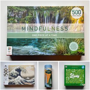 Lot Of 4 Puzzles 2x500 2x150 Piece Jigsaw Puzzles COMPLETE